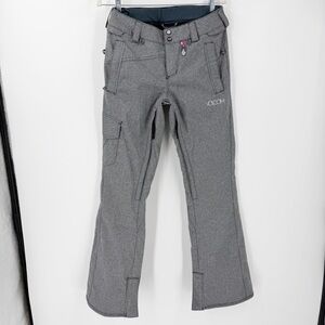 Volcom Snow Ski Zoomer Pants Heathered Gray Modern Straight XS Snowboard